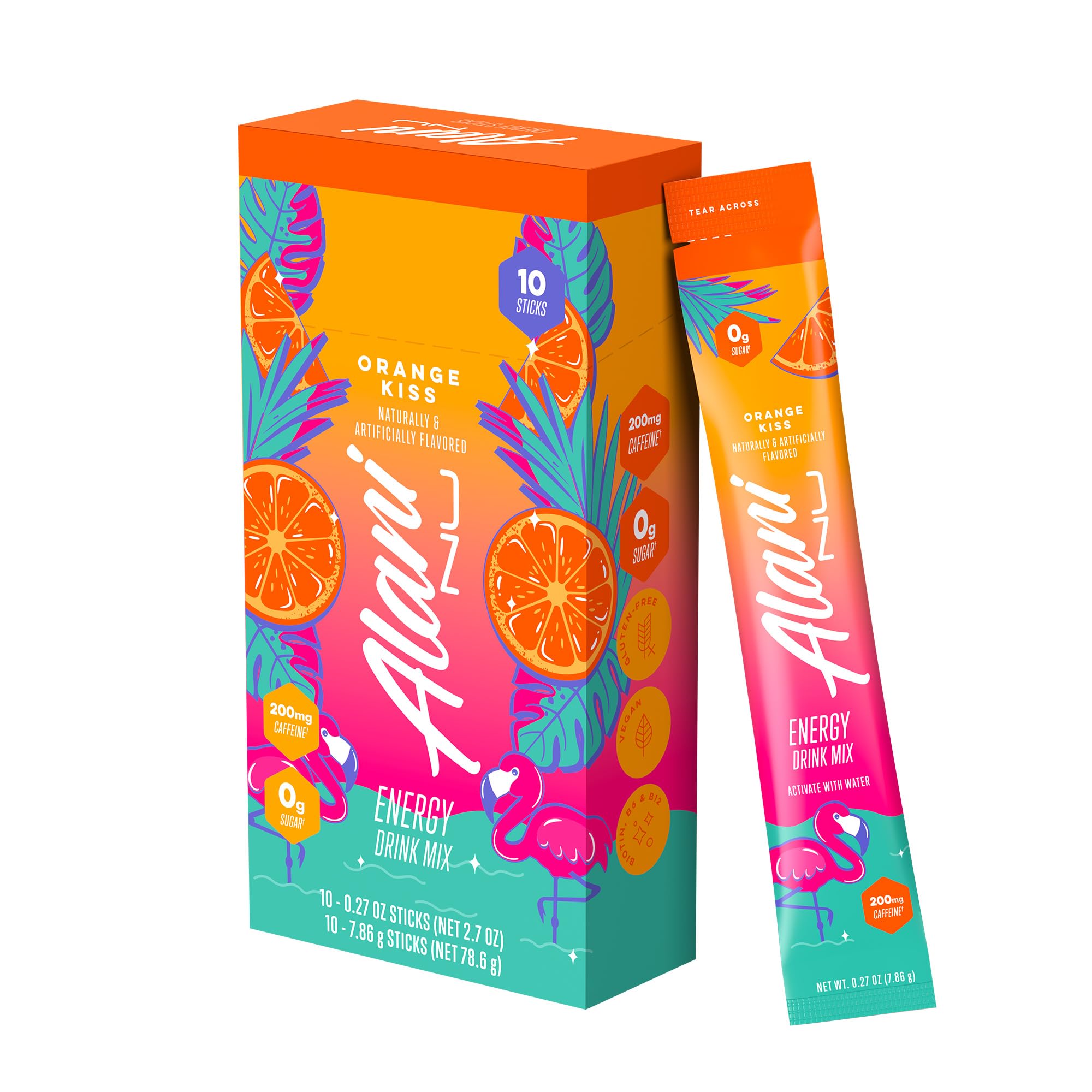 Amazon.com: Alani Nu ORANGE KISS Energy Sticks, Energy Drink